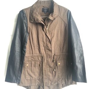 Iris Los Angeles Brown Military Jacket size large